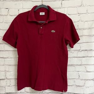 Lacoste Classic Pique Polo Shirt - Bordeaux L1212-476